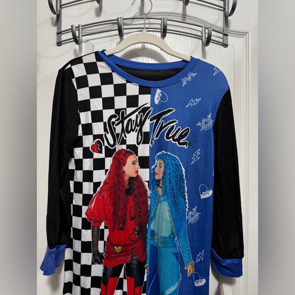 Disney Descendants‎ Nightgown Gown Pajamas Girls 10 Rise of Red Chloe NWT - Picture 8 of 14